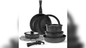 Marble Coated Cookware Set Buy Online