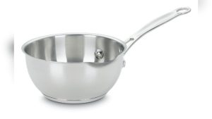 Milk Pan With Pour Spout Stainless Steel