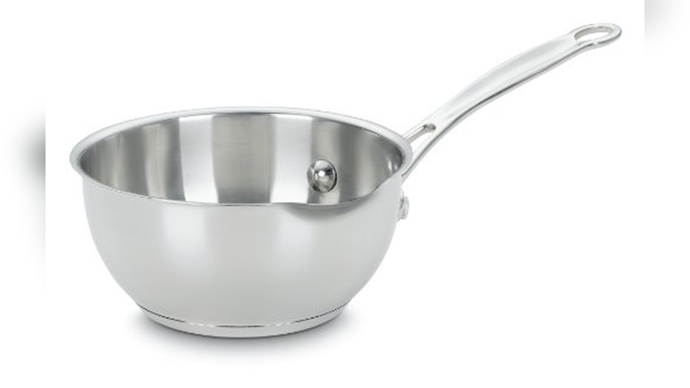 Milk Pan With Pour Spout Stainless Steel
